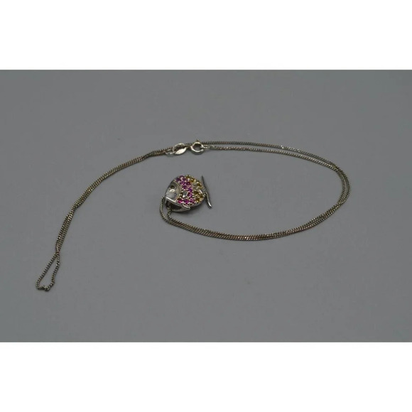 Sterling Silver Tropical Fish Necklace 925 Stamped 18" Chain Charm Jewelers - Picture 5 of 8